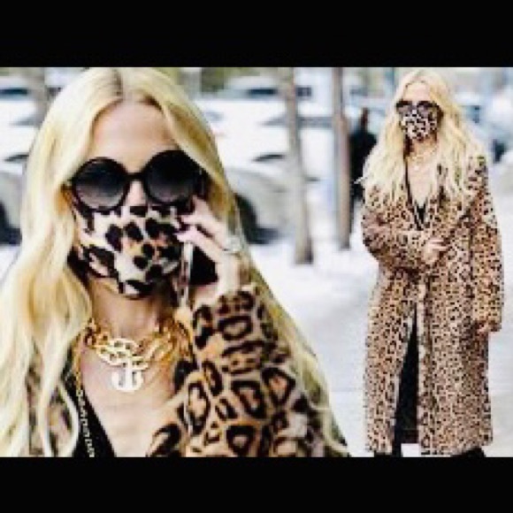 Rachel Zoe Jackets & Blazers - Rachel Zoe Ocelot Leopard Heavy Vegan Fur Coat L